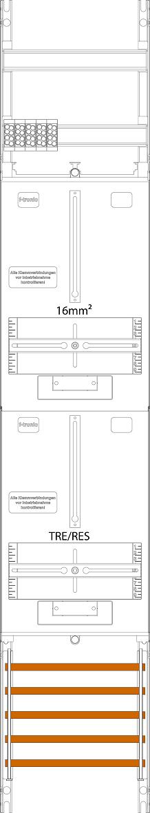F-TRONIC ZR6-16 Komplettfeld 1Z 1R 3PBf m.Verdr 16qmm