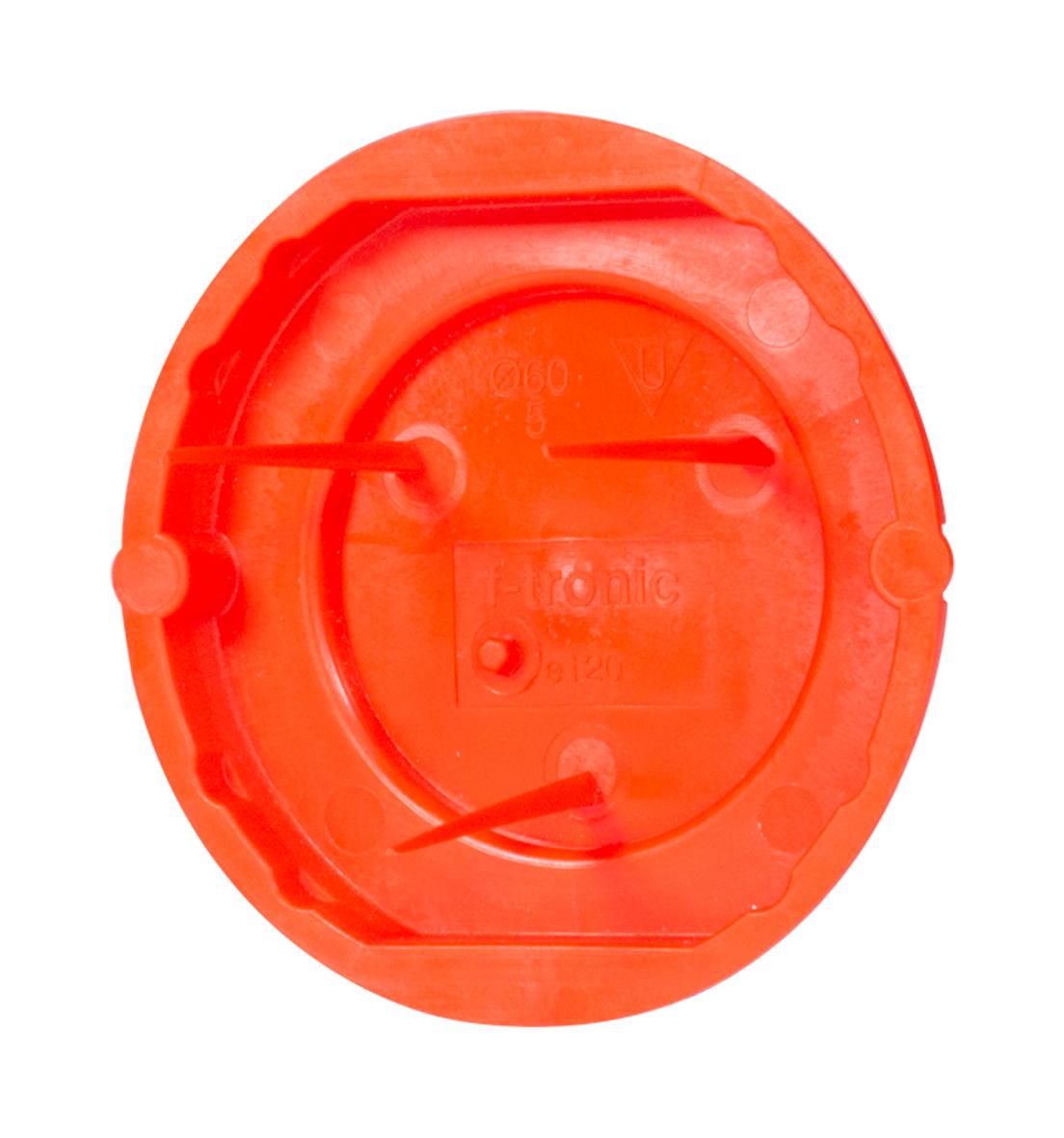 F-TRONIC E120 Signaldeckel Kst hfr Ø60mm Steckdeckel