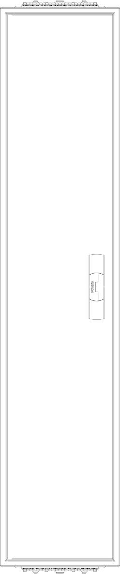 F-TRONIC ZA141 Zählergehäuse Aufb IP31 Stahlbl