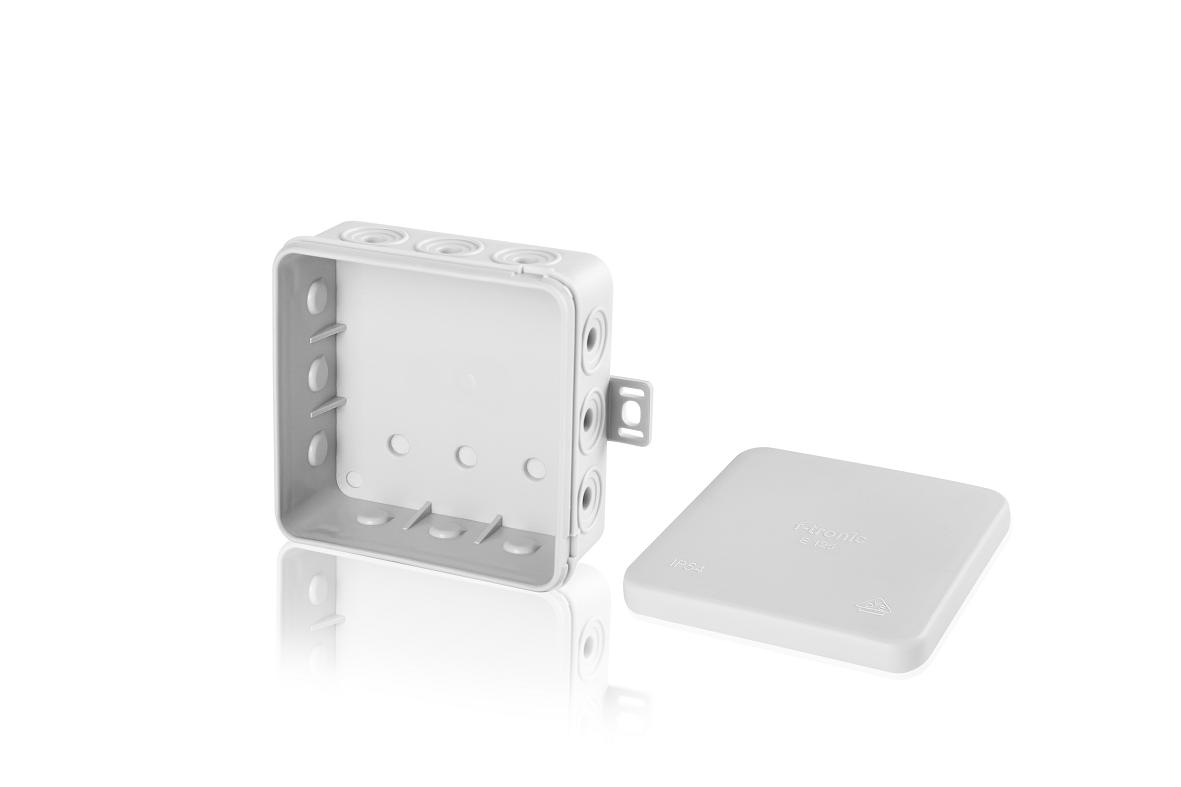 F-TRONIC E125 Abzweigdose IP54 2,5qmm 75x75x40mm gr