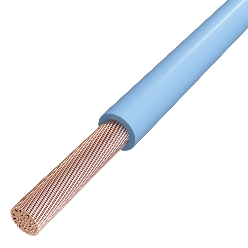 H07V-K 16 qmm hbl RAL5015 TR500 feindrähtig PVC-Aderleitung