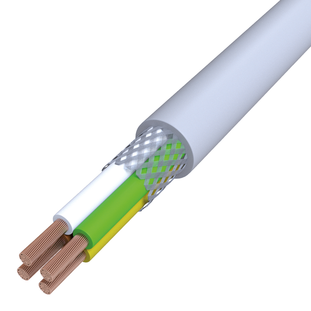 LiYCY 4x0,5 GR R100 Steuerleitung geschirmt