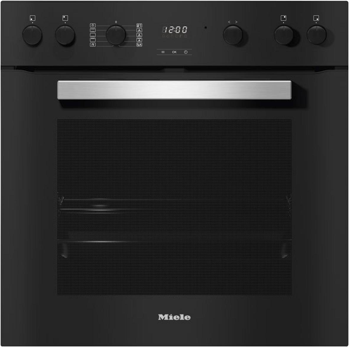 MIELE 12401350 Einbauherd obs-sw 595mm Klapptür Um
