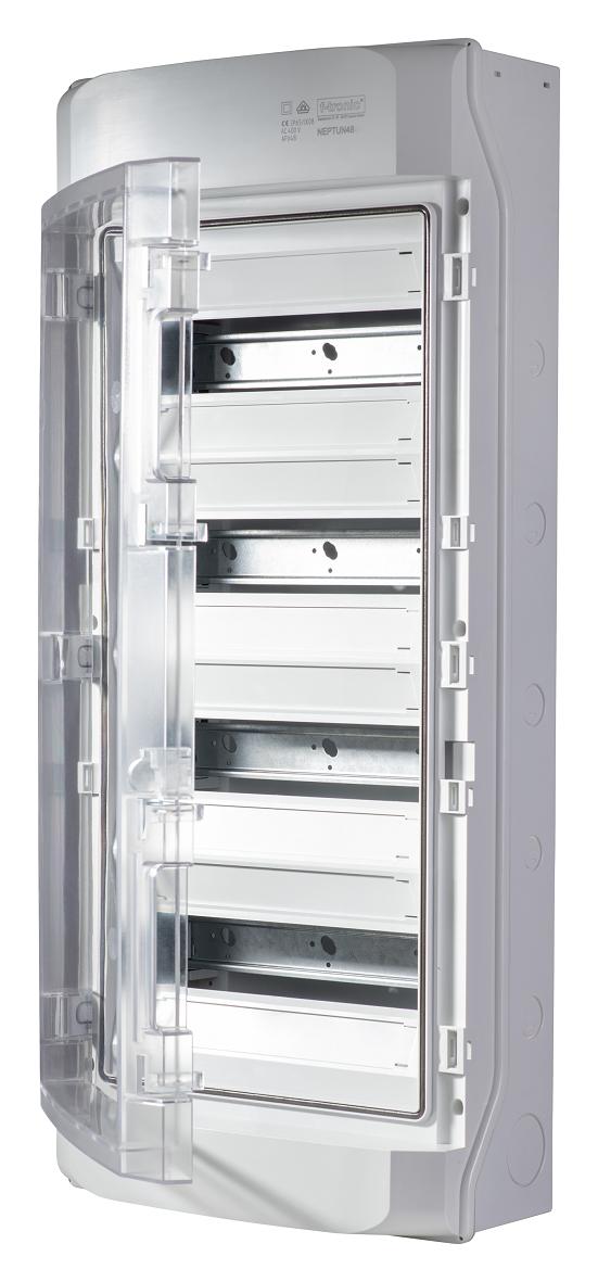 F-TRONIC NEPTUN48 Kleinverteiler AP 4x12TE Kst IP65