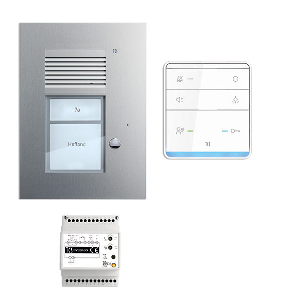 TCS PSU2310-0000 Türsprech-Set Bus 1xTeiln edst ws 1LS