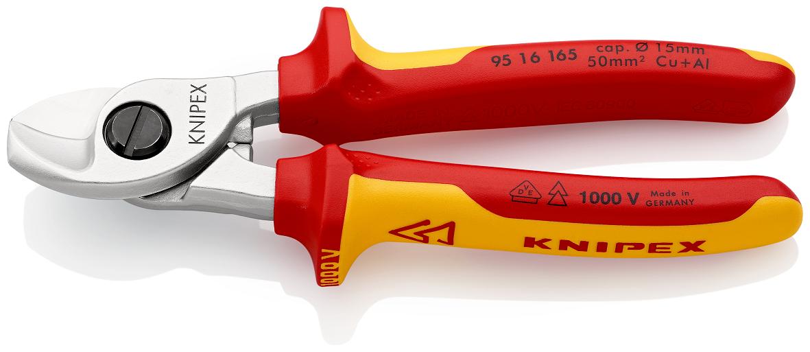 KNIPEX 9516165 KABELSCHNEIDER VDE-ISOLIERT