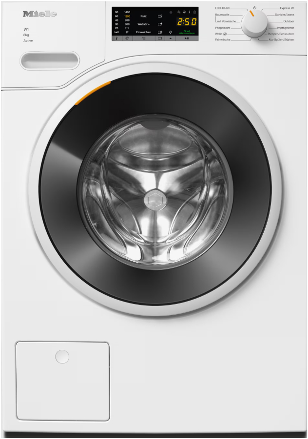 MIELE 12703540 Waschautomat 8kg A Frontl 1400Upm m