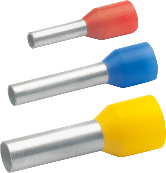 KLAUKE 4698 Aderendhülse 0,5qmm 8mm isol PP ws Cu