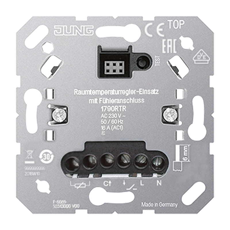 JUNG 1790 RTR Temperaturregler-Modul 1S UP IP20 230V