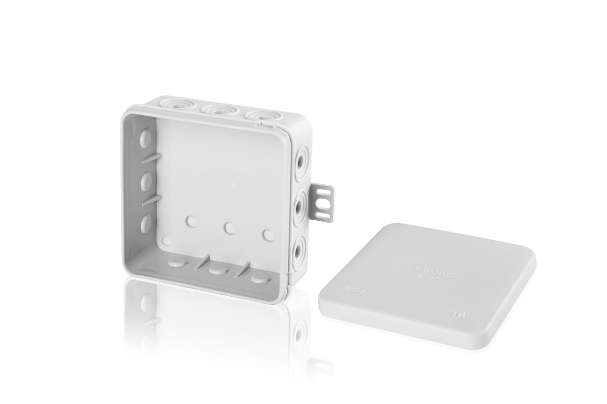 F-TRONIC E113 Abzweigdose IP54 2,5qmm 85x85x40mm gr