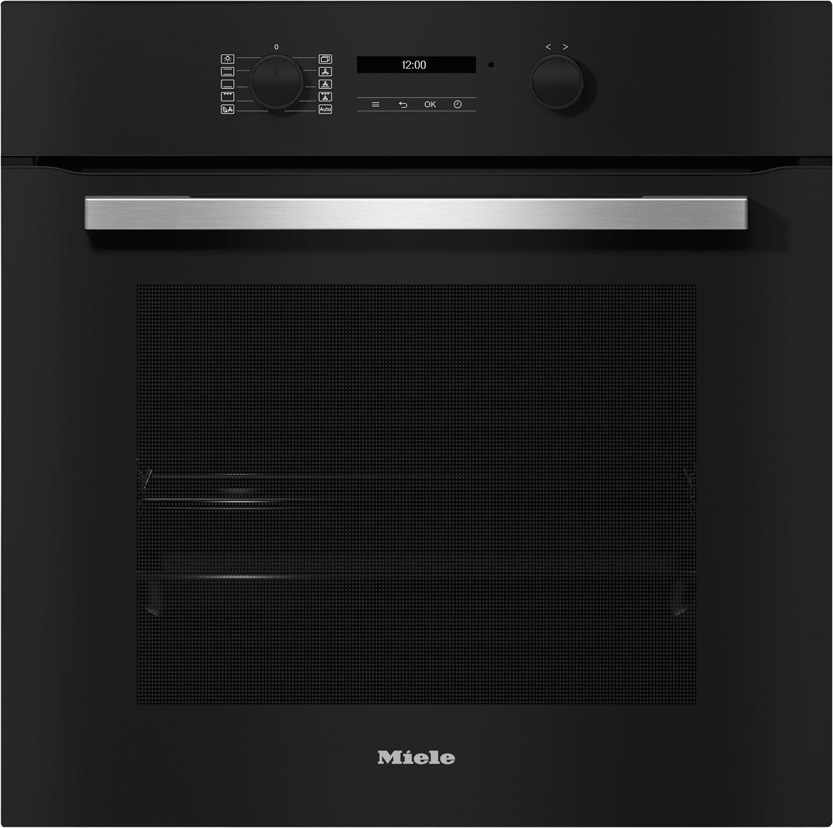 MIELE 12431440 Backofen EB obs-sw A+ Klapptür Heiß